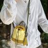Contrast Color Small Bag Women's Lightweight Crossbody Bag Men Drawstring Shoulder Bag with Coin Purse