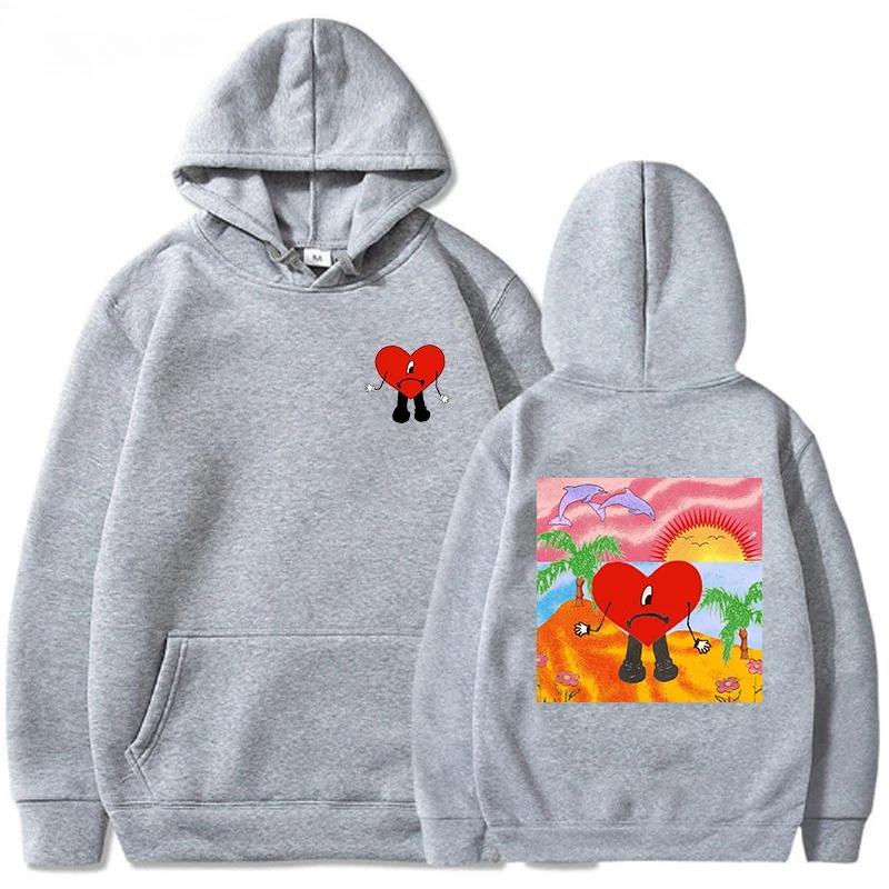 2025Bad Bunny Hoodies Men Women UN VERANO SIN TI Music Album Print Long Sleeve Pullover Popular Streetwear Unisex Tracksuit