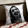 MMarilyn MManson Cushion Cover Reversible Soft Durable Pillow Cover Home  Car MultiScene Use for Daily Comfort