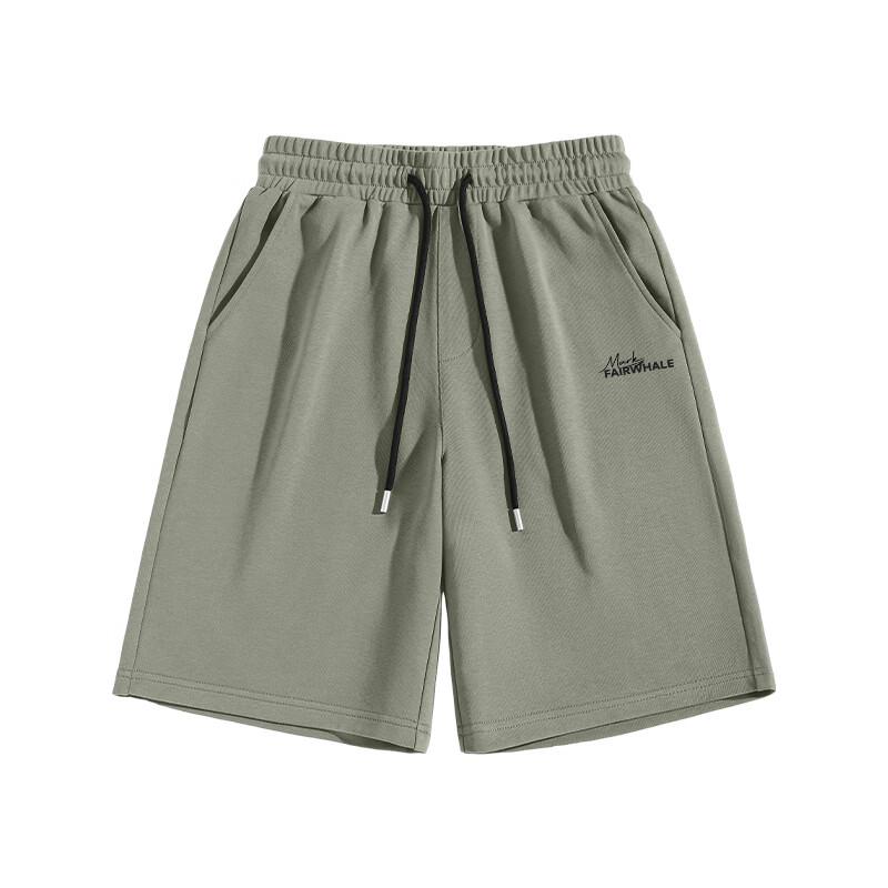 MARK FAIRWHALE Men's Pure Cotton Breathable Casual Sports Shorts