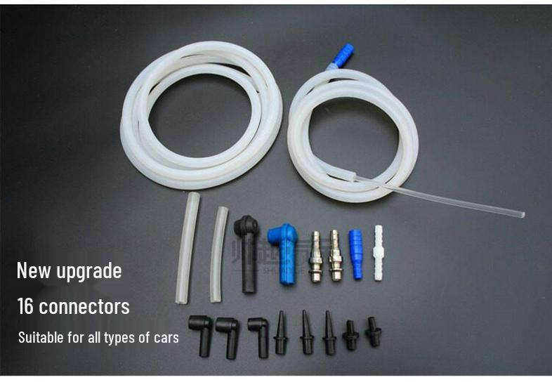 Pneumatic Brake Fluid Change Machine for Cars - Oil Extraction and Filler Pump with Hose, Auto Maintenance Equipment.