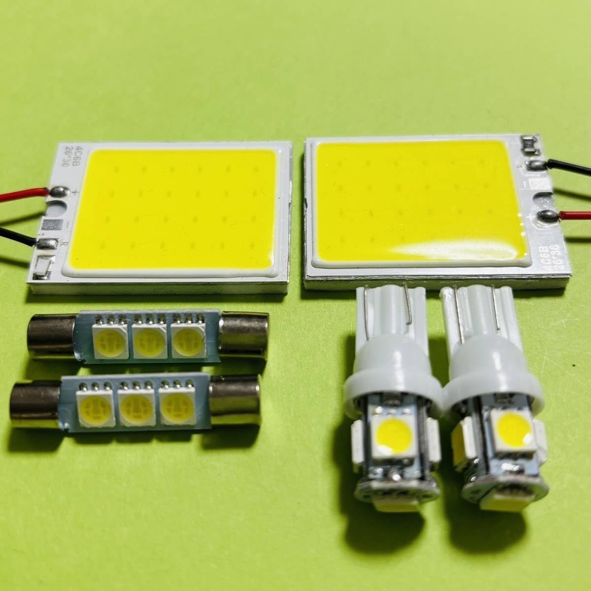 

RP6 RP7 RP8 Step Wagon, Лампа салона, Набор из 6 штук, T10 LED, COB Полный белый