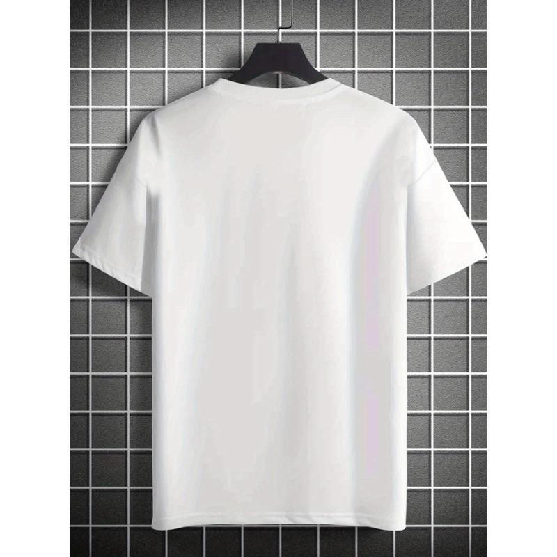 European Sizes Men's 'This Is Bob' Graphic T-Shirt - Casual and Comfortable, Lightweight Crew Neck Short Sleeve T-Shirt with Fun English Letter Print