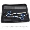 Professional Pet Grooming Scissors Set: Curved Trimming Shears for Dog Hair & Teddy Cuts