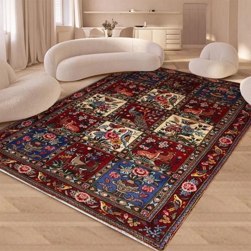 Rural American Retro Carpet Rug for Home Living Room Bedroom Sofa Doormat Decor,kids Game Area Rug Floor Mat Gift