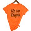 Holy Enough To Pray For You Hood Enough To Swing On You T Shirt Women Fashion