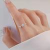 Floral Ring - Luxury, Niche, Simple Ring for Women with A Round Opening, High-end, Index Finger Ring with A Sophisticated Touch.