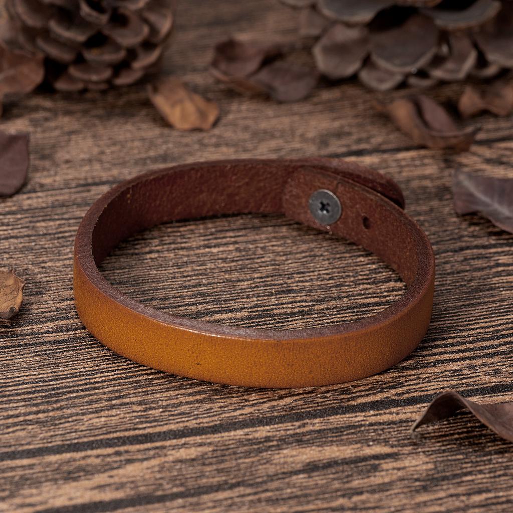 Punk Men's Leather Black Star Bracelet Star Weave Cuff Bangle Wristband Jewelry Party Fashion Gift 1pc