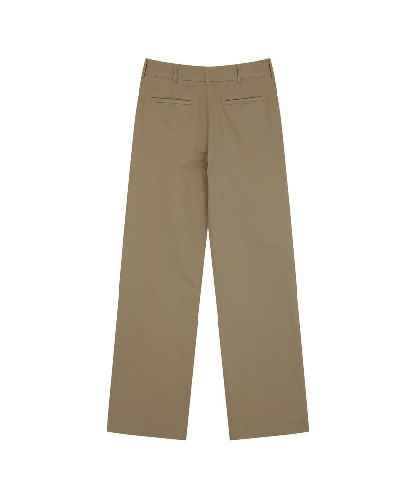 VIS A VIS New Wide Leg Pants (Beige)