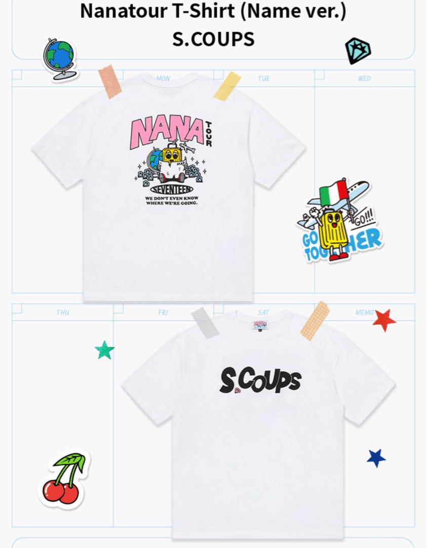 

[USED] SEVENTEEN Nana Tour S.Coups T-shirt size L