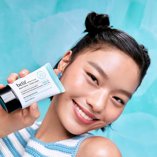 Belief Aqua Bomb Frozen Cream 50ml Promotion (+ Frozen Serum 18ml + Cooling Massager)