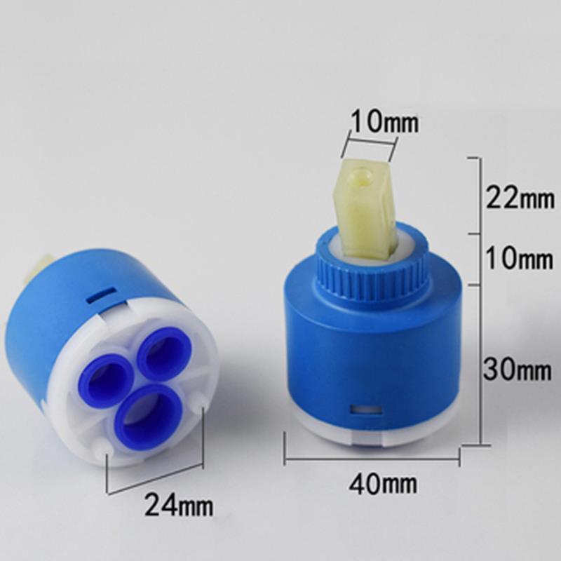 Wasserhahngriff Griff Schüssel Waschbecken Dusche Schalter Zifferblatt Heißes und kaltes Wasser 40mm Spule Reparaturteile Bad- und Duscharmaturen