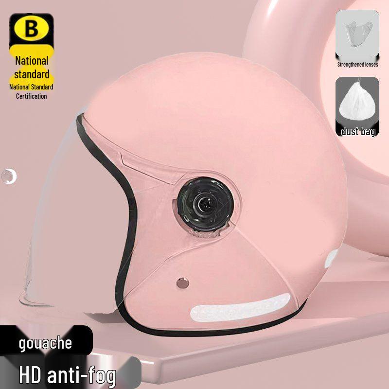 3C Certified Electric Scooter and Motorcycle Helmet - Anti-Fall, Universal Fit for Off-Road, Autumn/Winter Use