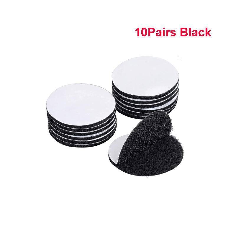 10Pairs Car Carpet Tape Universal Gripper Pad Self Adhesive Car Floor Anti Slip Mat Fastener Tape Fixing Stickers Car Accessory