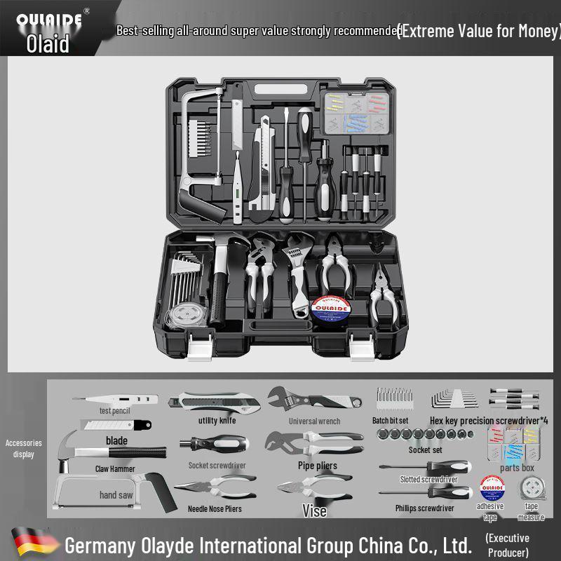 Multifunctional Tool Set for Electricians & Woodworkers - Ideal for Home Repairs
