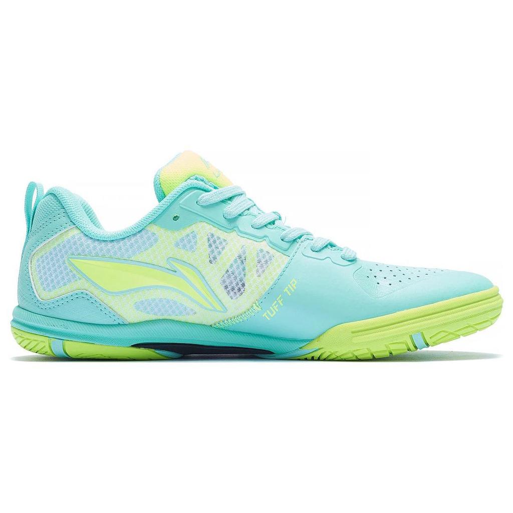 Li Ning Dämpfung Rutschfest Abriebfest Niedrig geschnitten Tischtennis Schuhe Unisex Leuchtendes Helles Grün APPT009-4