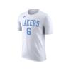 Nike X NBA Lakers LeBron James T-Shirt 'White' Men's DV6866-106