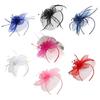 Damen Gefiederte Blume Haarreif Haarstyling-Accessoire Braut-Kopfschmuck Für Derby-Party und Maskenball-Veranstaltung