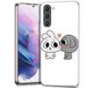 Cute Cartoon K-Kkamang Phone Case for Samsung A54 A14 A24 A34 A17 A37 A57 A55 A35 A25 A15 A13 A23 A33 A53 A07 A05S A04S A03 A73