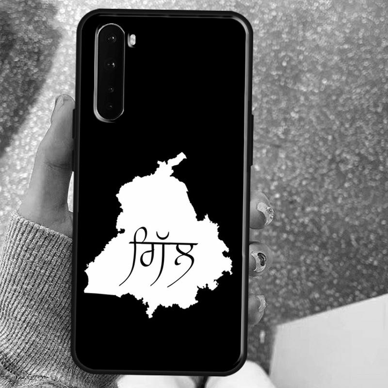 Punjab Map Case For OnePlus 13T 10T 8T 10 Pro 15 13 12 11 15R 13R 12R Nord CE 5 2 3 4 Lite N20 N30 Coque