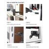RVs Entry Door Hardware Replacement Screen Door Latch for Camper Travel Trailer