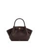 JW PEI HANA Mini Faux Suede Tote Bag - Dark Brown