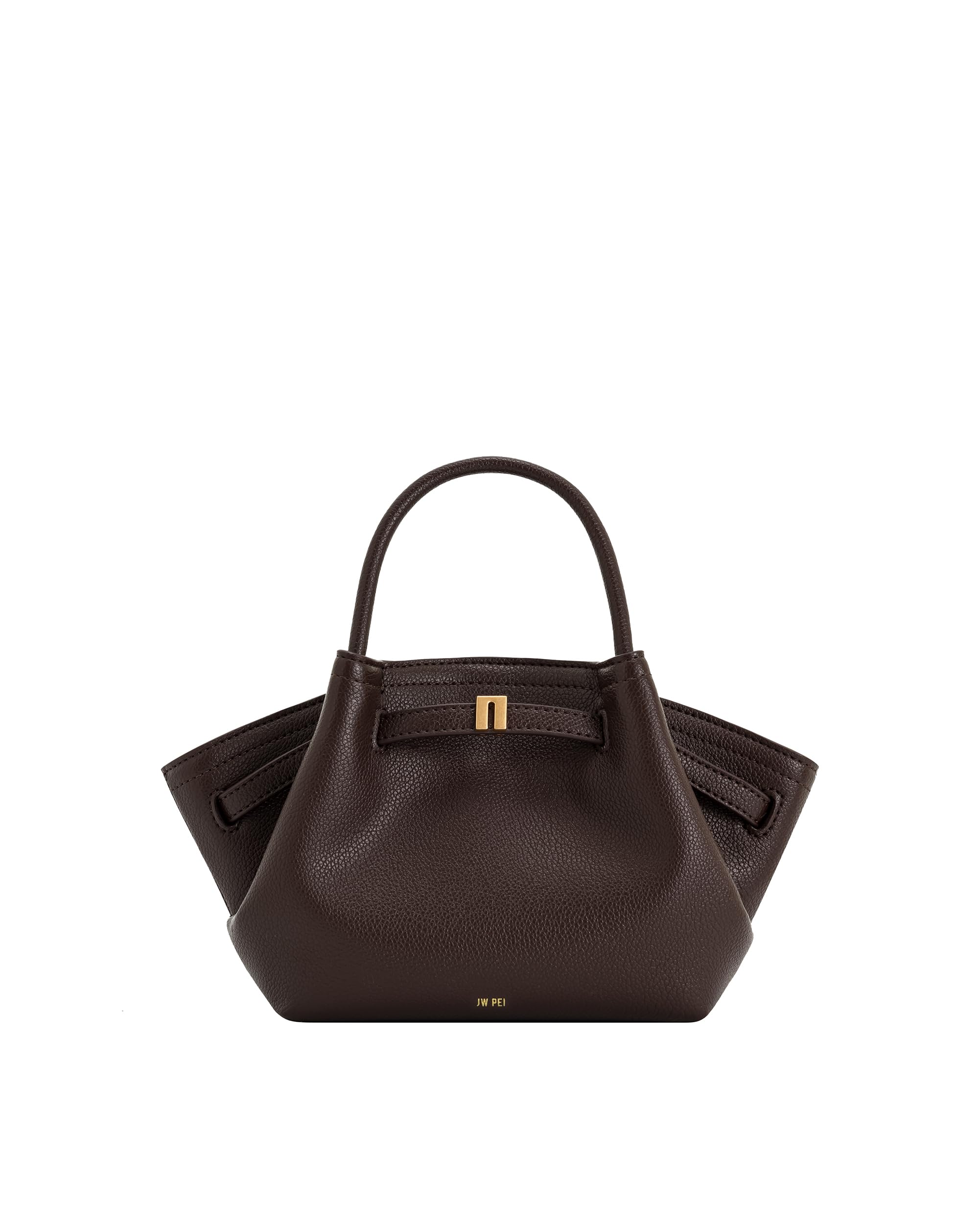 

JW PEI HANA Mini Faux Suede Tote Bag - Dark Brown