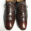 Vintage DAKS Wingtip Business Shoes Brown size 40.5 25.0-25.5 Men's(USED)