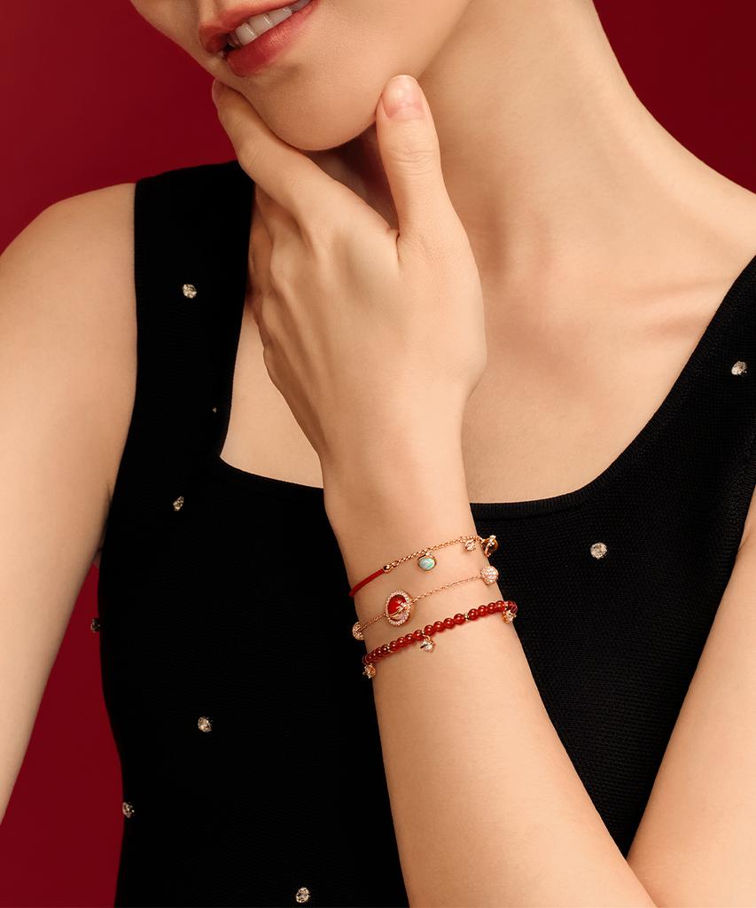 Lola Rose Heliocentric Multi-Pendant Layering Pearl Bracelet
