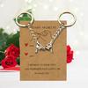 1 Pair Couple Keychain Hand In Hand Design Promise Matching Keychains Him Her Anniversary