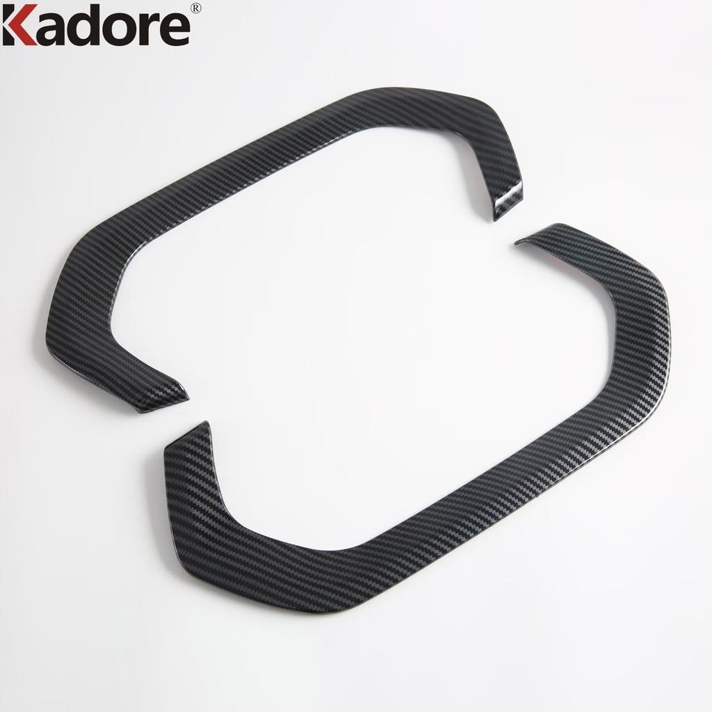 For Subaru Forester 2025 2026 Carbon Fiber Rear Bumper Grille Cover Trim Lower Grills Frame Trims Car Accessories