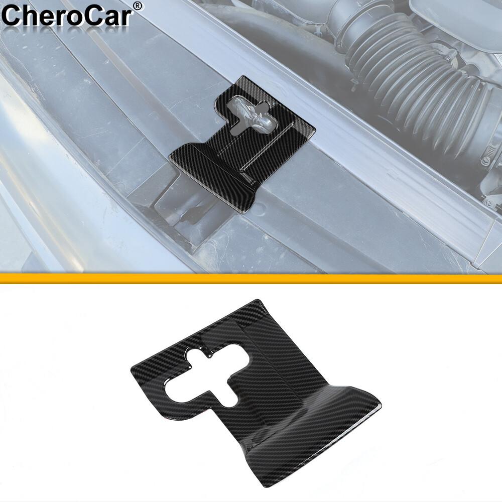 Hood Lock Bolt Dust-Proof Gap Protection Cover Trim For Dodge Challenger 2009-20
