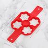 Molde para Panqueques y Huevos Antiadherente Herramienta de Cocina Redondo Corazón Molde para Panqueques Cocedor de Huevos Sartén para Voltear Huevos Accesorios de Cocina para Hornear
