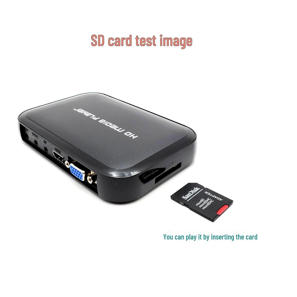 1080P HD Multimedia Player with HDMI & VGA Dual Output for Landscape & Portrait Display