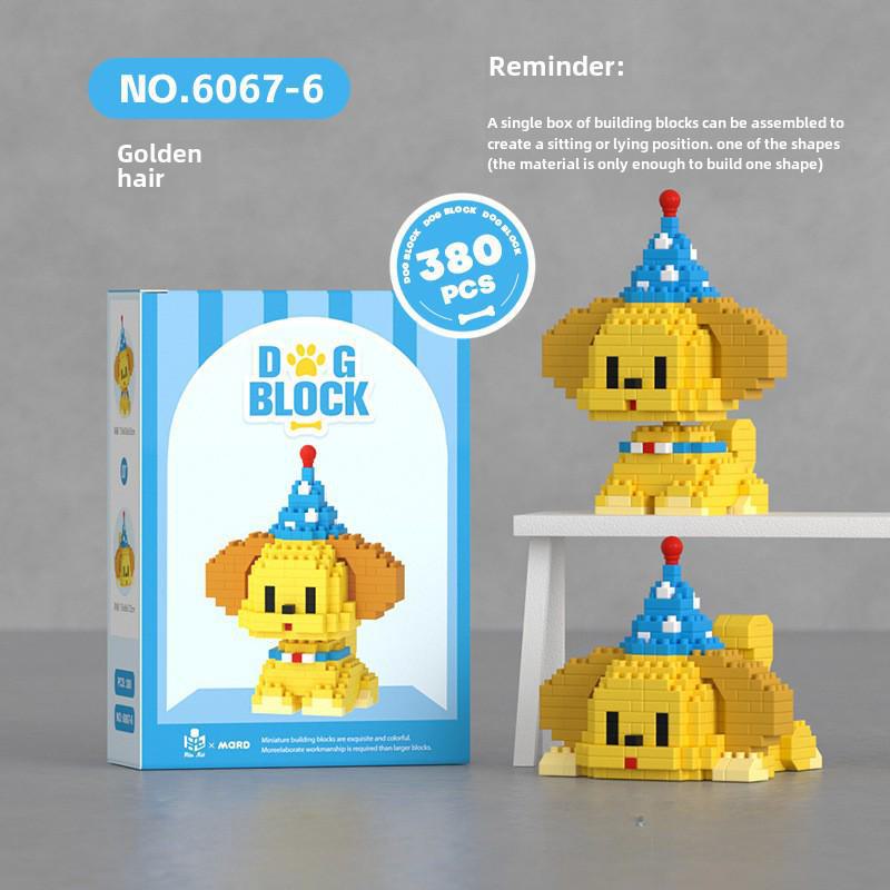 "Mini Particle Assembly Block Toys: Educational Cat Puzzle Ornaments for Kids, Compatible with LEGO"