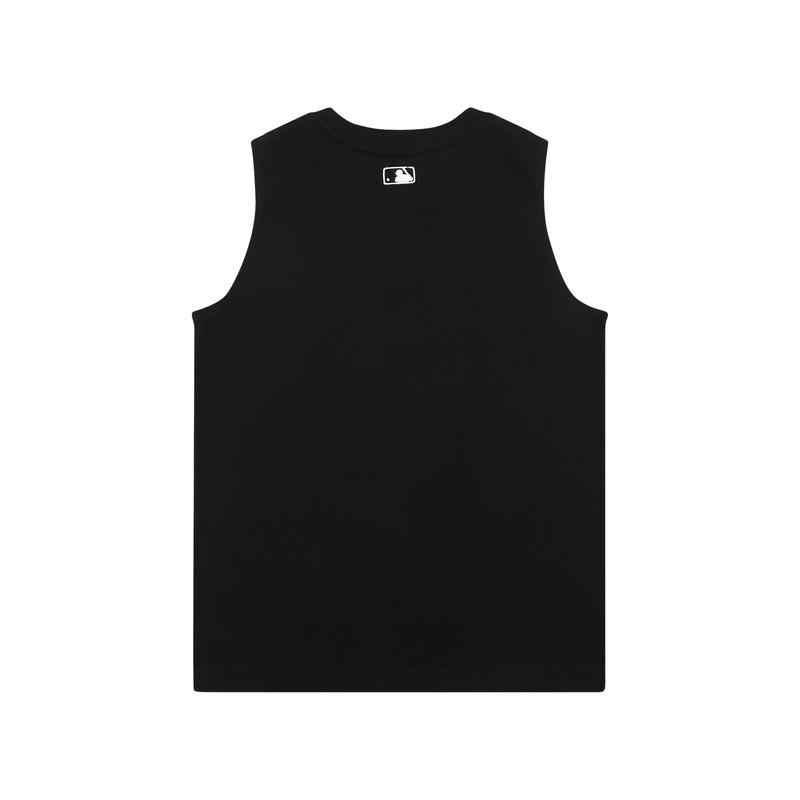 New MLB X MLB Crew Neck Fitted Straight Sleeveless T-Shirt Unisex Black 31TK01131-50L