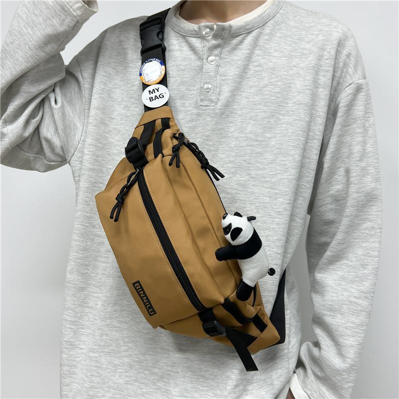 

Мужская сумка кроссбоди Универсальная студенческая наплечная сумка Повседневная мужская наплечная сумка Мужская нагрудная сумка One size