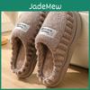 Furry Slippers Fall Women And Winter Indoor Home Warm Padded Monthly Shoes Thick Bottom Couple Cotton Slippers