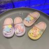 2024 Children Sandals for Girl Summer New Fashion Korean Style Comfortable Anti-slippery Cute Cartoon Versatile Cool Beach Shoe