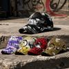Adjustable Baseball Cap Graffiti Print Hip Hop Hat Casual Sun Hat  for Women