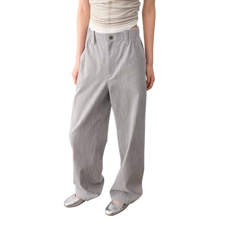 GREEN BELT Women s Washed Straight-Leg Casual Pants M