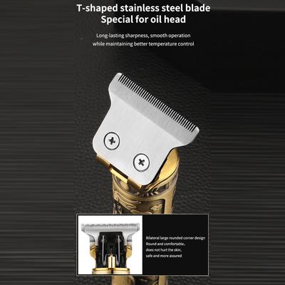 USB Re Able Hair Clipper, Wireless Hair Trimmer, Electric Haircut Set with 4 Combs, Modern Haircut