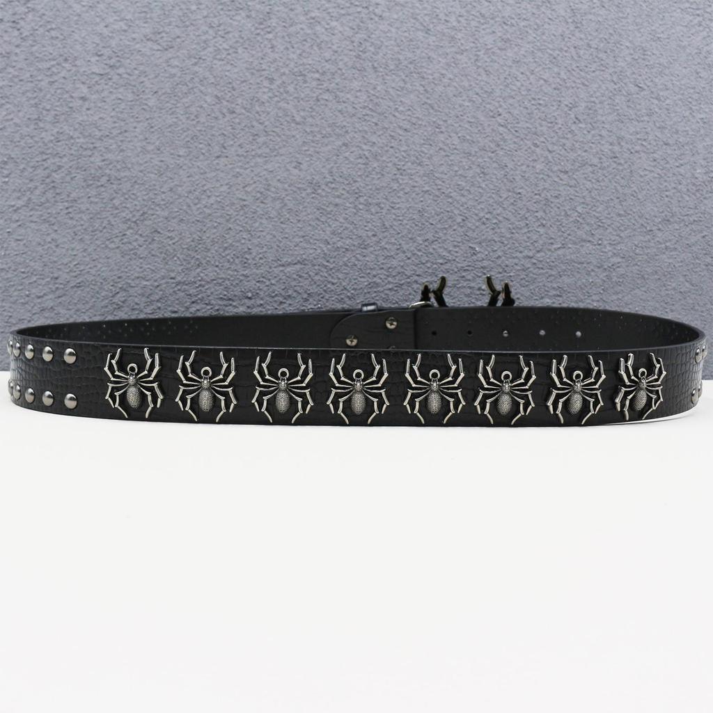 Men's Spider Rivet Punk Belt - Hip Hop Street Style