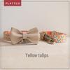 Plattco Flower Series Dog Leash Set: Comfortable & Portable with Bowtie (PDC357)