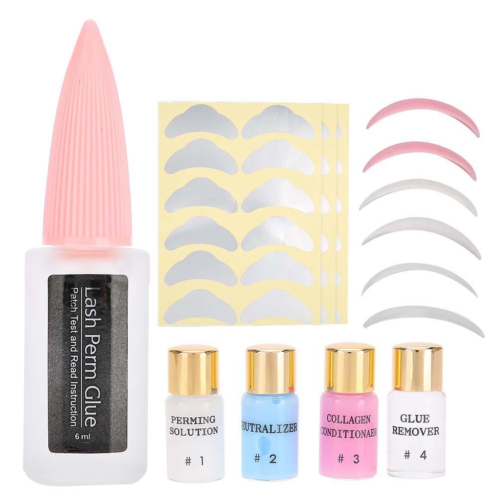 

Набор для завивки ресниц, перманентная завивка, набор инструментов для макияжа для завивки ресниц (5мм*4, 6мл*1)