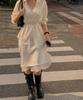 CAMINO Strap Layered Shirt Ivory
