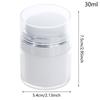 15/30/50/100 ml Airless-Pumptiegel Leere Acryl-Cremeflasche Nachfüllbarer Kosmetikbehälter Einfach zu verwenden Tragbares Reise-Make-up-Werkzeug