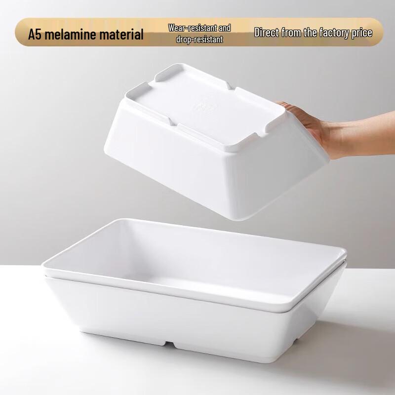 Ruhan Verdicktes Melamin Rechteckiges Serviertablett