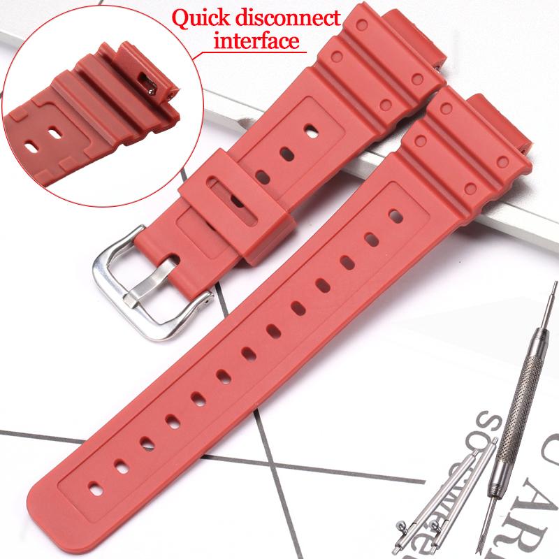 Rubber Strap Suitable For Casio  GA 2100 GA 2110 Men's Sports Waterproof Strap Watch Accessories Replacement Wristband