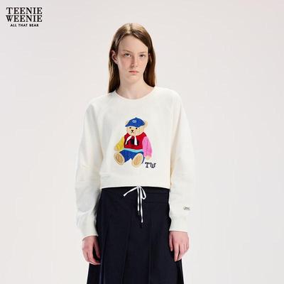 Bear Cartoon Letter Sweatshirt